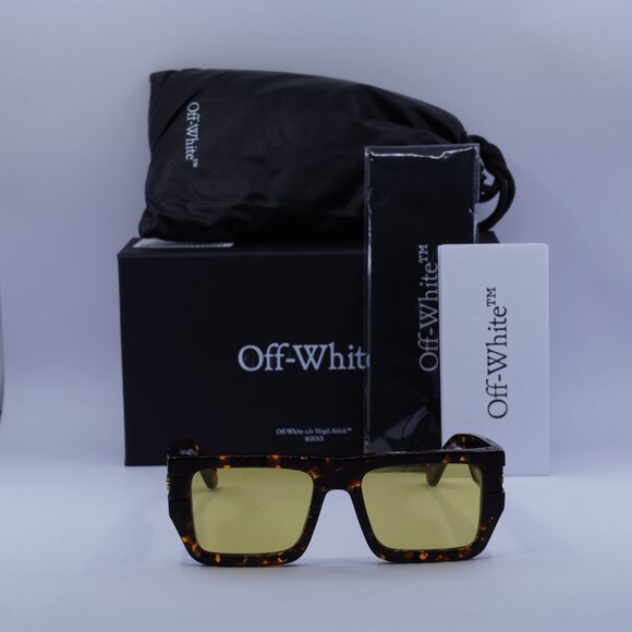 Off-White CHESTER 6062 Square Sunglasses – Havana/Camel - Picture 4 of 10